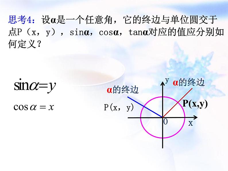 高中数学人教B版必修四 1.2.1 三角函数的定义 课件（16 张）第8页