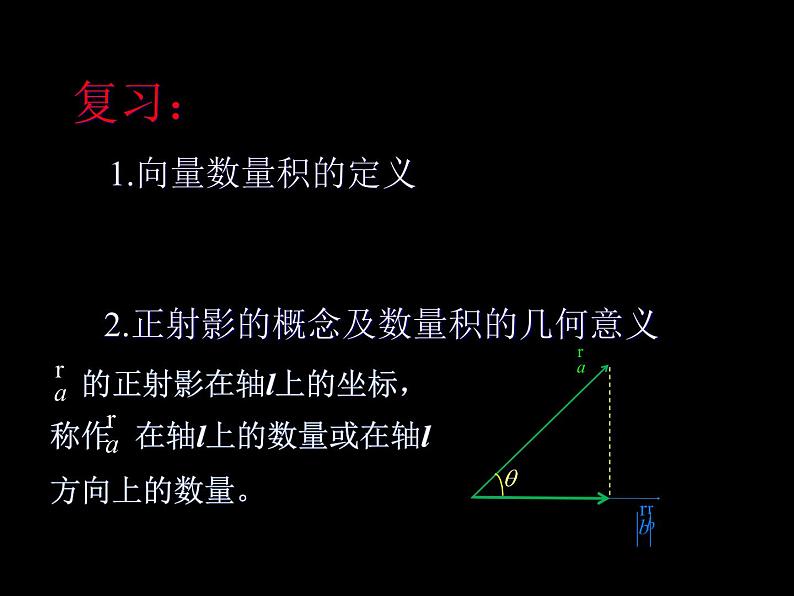 高中数学人教B版必修四 2.3.2 向量数量积的运算律 课件（21张）第1页