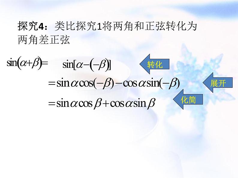 高中数学人教B版必修四 3.1.2 两角和与差的正弦 课件（16张）07