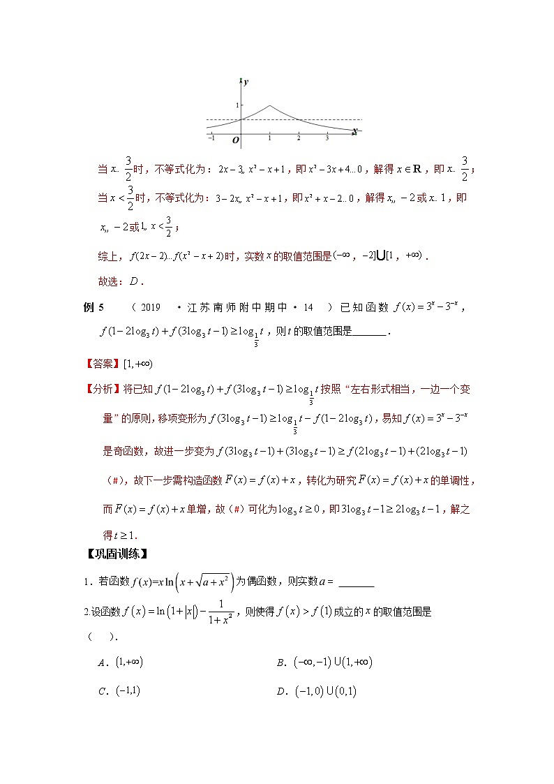 2021新高考 数学通关秘籍 专题05 函数的奇偶性与单调性 同步练习第3页