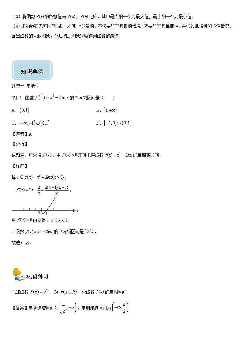 2021年人教版高中数学选择性必修第二册同步讲义5.3《导数在研究函数中的应用》(含解析)学案02