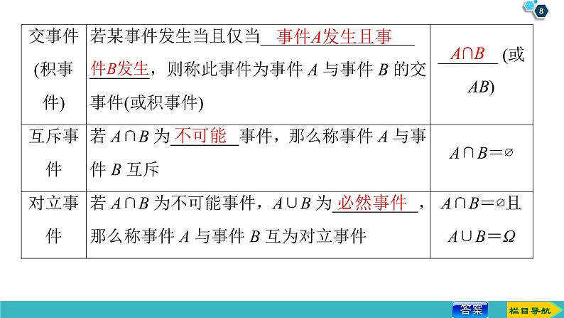 2022版高考数学一轮复习PPT课件：随机事件的概率08