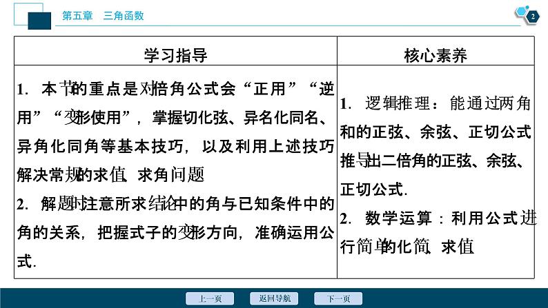 5.5.1　第4课时　二倍角的正弦、余弦、正切公式课件-2021-2022学年人教A版（2019）高一数学（必修一）03