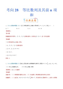 考向28  等比数列及其前n项和（重点）-备战2022年高考数学一轮复习考点微专题（新高考地区专用）