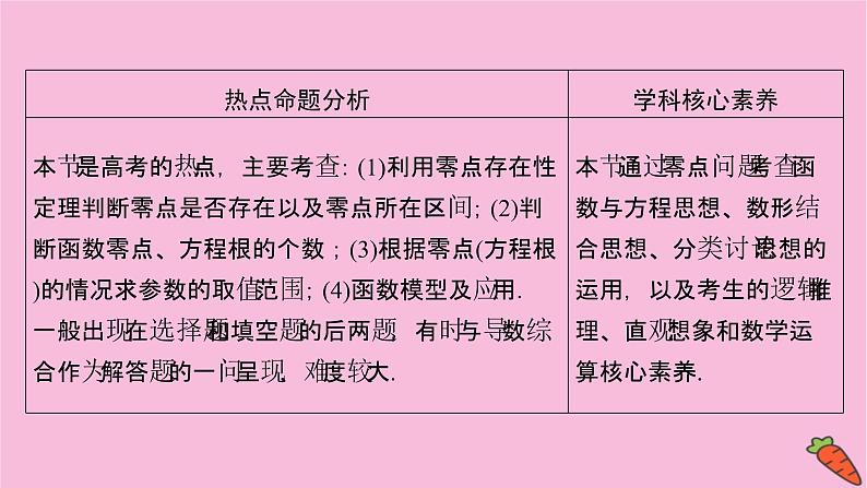 2022届新高考数学人教版一轮课件：第二章 第八节　函数与方程及应用02