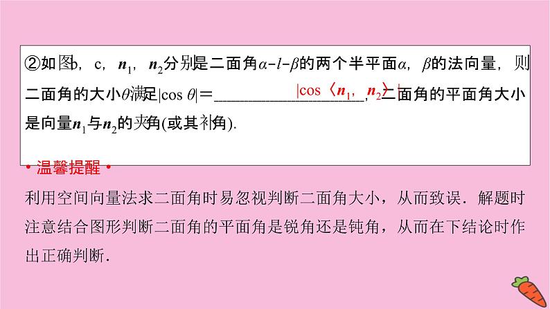 2022届新高考数学人教版一轮课件：第七章 第七节　立体几何中的向量方法07