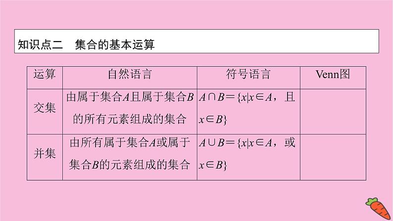 2022届新高考数学人教版一轮课件：第一章 第一节 集合08