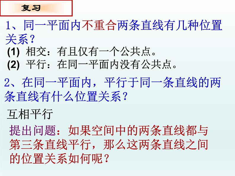 沪教版（上海）数学高三上册-14.2 空间直线与直线的位置关系_（课件）02