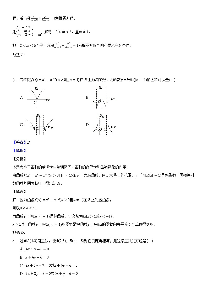 如东中学高二数学第一次月考模拟试卷2021.10.06解析第2页