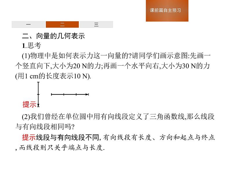 人教版高中数学必修第二册课堂练习课件6.1《平面向量的概念》(含答案)第4页