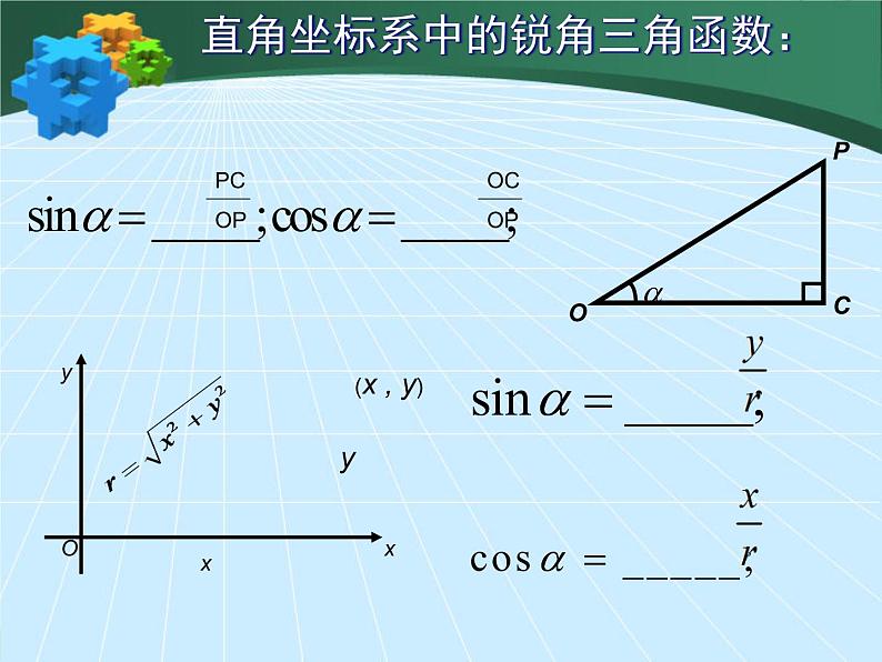高中数学北师大版必修四 1.4.1 任意角的正弦函数、余弦函数的定义 课件（16张）第2页