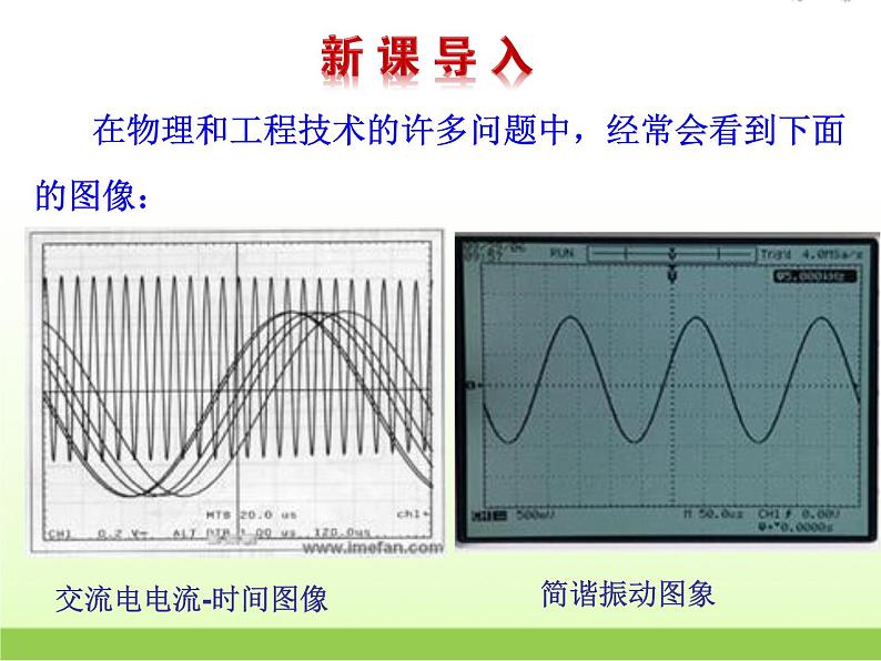 高中数学北师大版必修四 1.8函数y=Asin(ωx+ψ)的图像 课件（24张）第3页