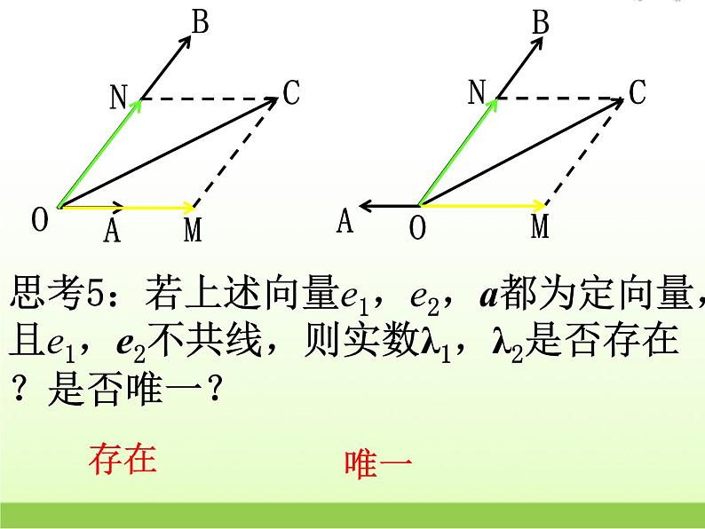 高中数学北师大版必修四 2.3.2平面向量基本定理 课件（25张）第8页