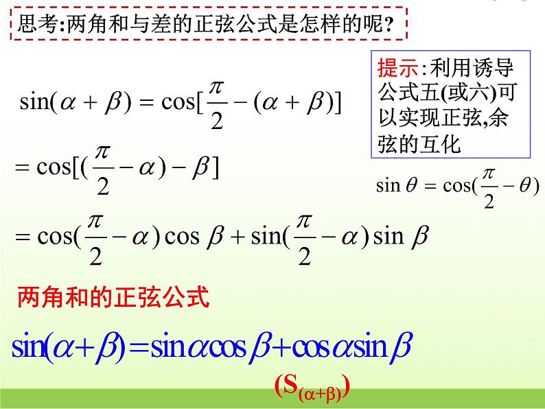 高中数学北师大版必修四 3.2.1两角差的余弦函数 课件（22张）08