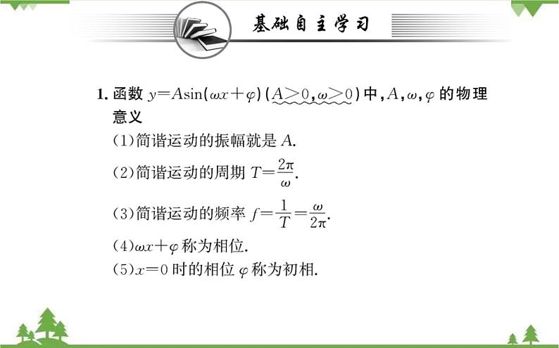 2021-2022学年新教材数学必修第一册（人教A版）课件：5.6+函数y=Asin（ωx+φ）（二）02