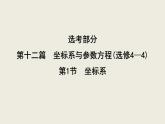 高考数学一轮复习第十二篇坐标系与参数方程第1节坐标系课件理