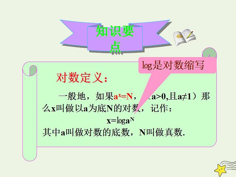 高中数学北师大版必修1 第三章 4.1 对数及其运算 课件（29张）06