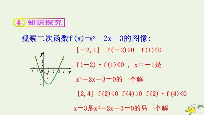 高中数学北师大版必修1 第四章 1.1 利用函数性质判定方程解的存在 课件（14张）06