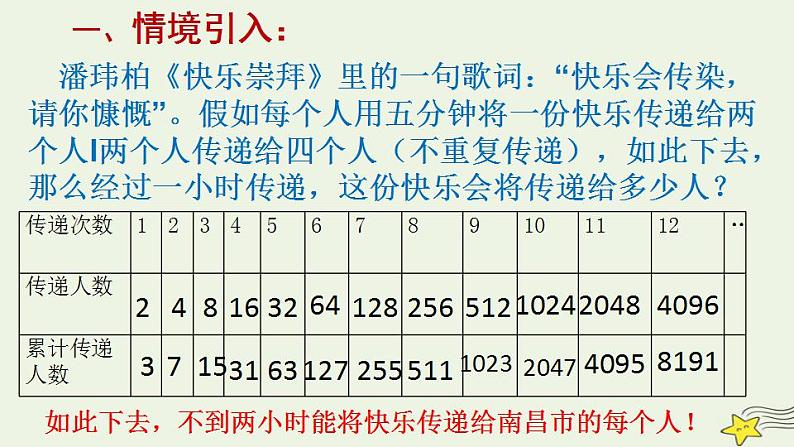 高中数学北师大版必修1 第三章 6 指数函数、幂函数、对数函数增长的比较 课件（21张）第4页