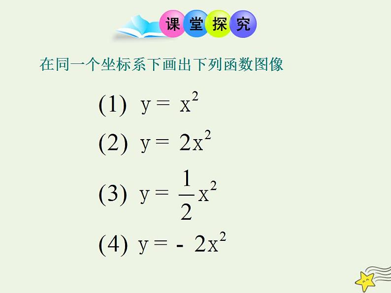 高中数学北师大版必修1 第二章 4.1 二次函数的图像 课件（21张）04