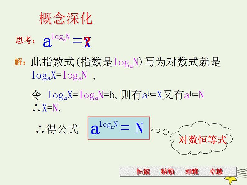 高中数学北师大版必修1 第三章 4.1 对数及其运算  课件（18张）第8页