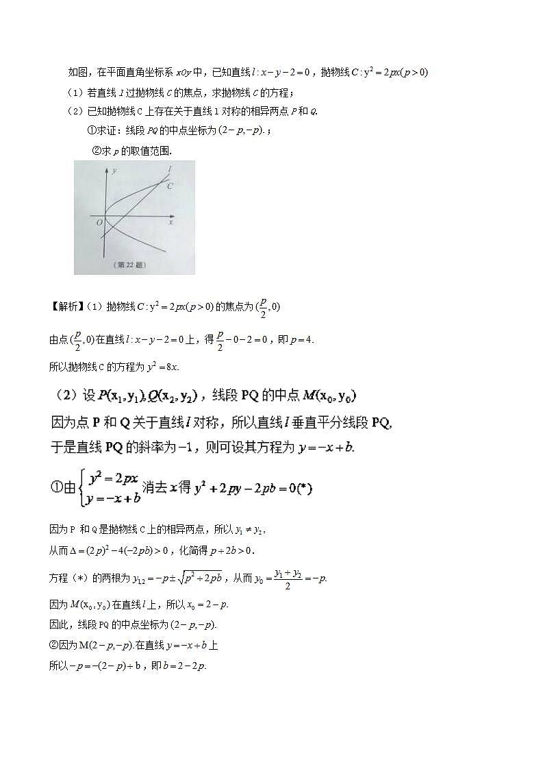 备战2022年高考数学压轴题专题3.5 参数范围与最值不等建解不宜迟第3页
