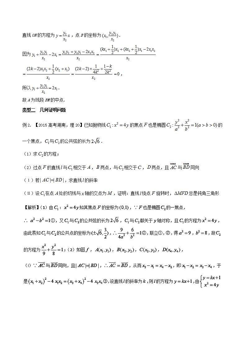 备战2022年高考数学压轴题专题3.12 综合求证多变换几何结合代数算02