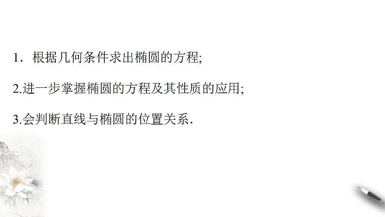 2021年人教版高中数学选择性必修第一册3.1.2《椭圆的简单几何性质（2）课件(含答案)第2页