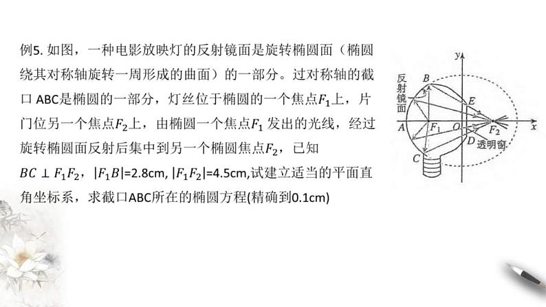 2021年人教版高中数学选择性必修第一册3.1.2《椭圆的简单几何性质（2）课件(含答案)第5页