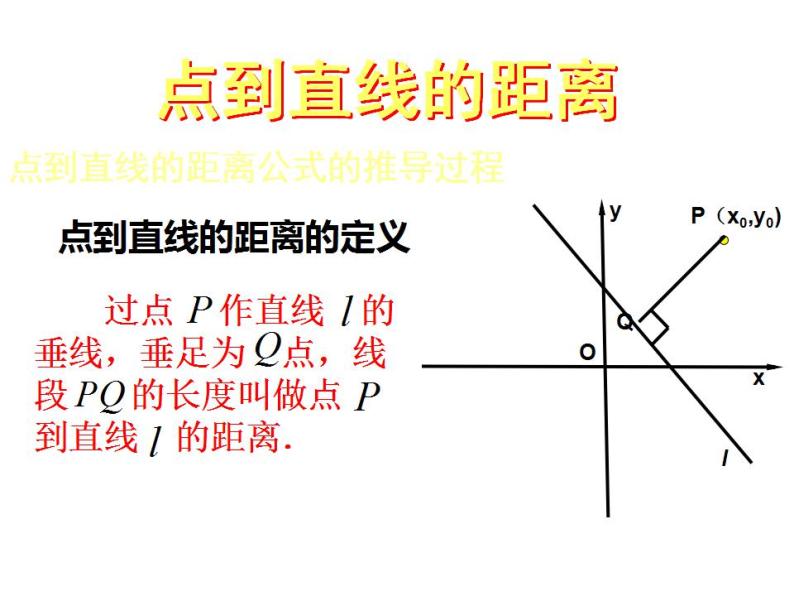 沪教版（上海）数学高二下册-11.4点到直线的距离_(1)（课件）06