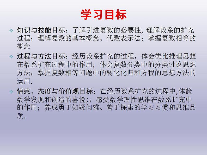沪教版（上海）数学高二下册-13.1复数的概念（课件）第2页