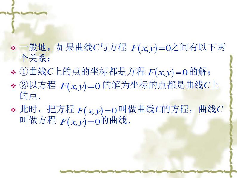 沪教版（上海）数学高二下册-12.1曲线和方程_（课件）第3页