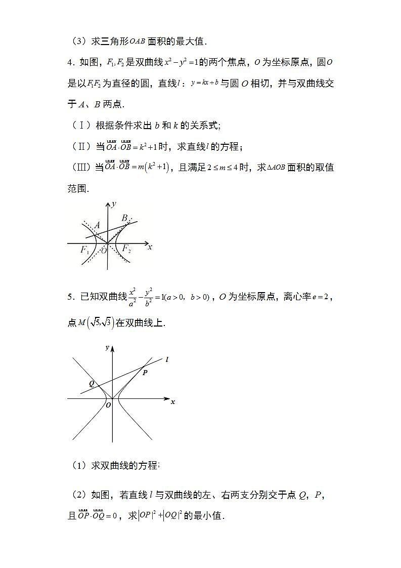 备战2022高考数学圆锥曲线专题20：双曲线的范围问题22页（含解析）第2页