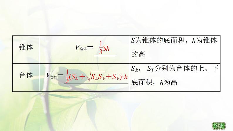 高中数学北师大版必修二 柱锥台的体积 课件（43张）05