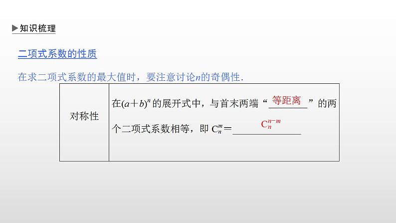 人教版高中数学选择性必修第三册同步课件6.3.2《二项式系数的性质》(含答案)04