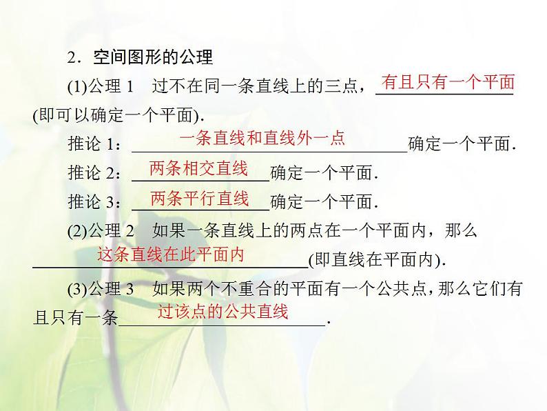 高中数学北师大版必修二 第一章4.2空间图形的公理第1课时 课件（33张）07