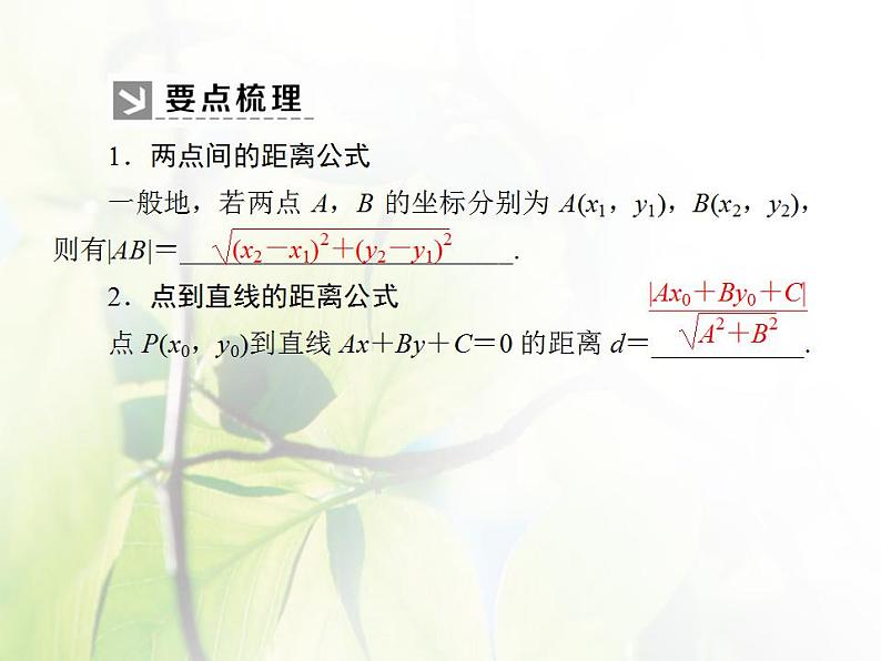 高中数学北师大版必修二 平面直角坐标系中的距离公式 课件（29张）第5页
