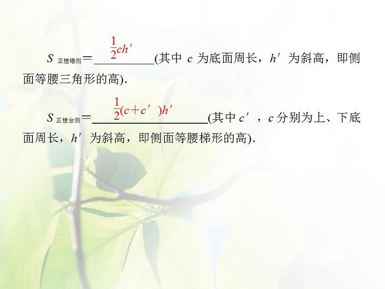 高中数学北师大版必修二 柱锥台的侧面展开与面积 课件（27张）第6页