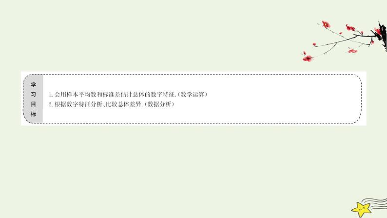 高中数学北师大版必修三 1.5.2 估计总体的数字特征 课件（53张）02