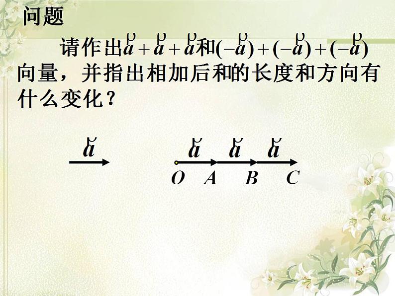 高中数学北师大版必修四 2.3.1数乘向量 课件（26张）07