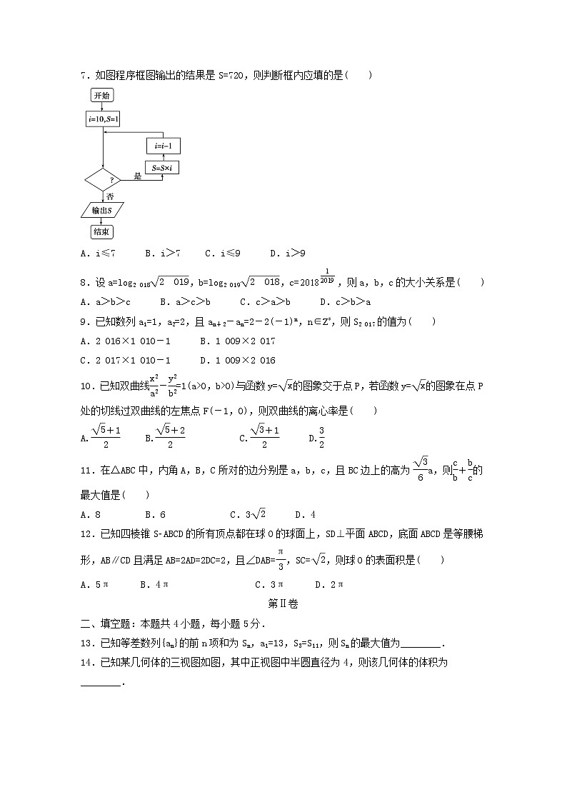 (统考版)2022年高考数学(文数)模拟试卷02（含详解）02
