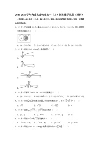 2020-2021学年内蒙古赤峰市高一（上）期末数学试卷（理科）