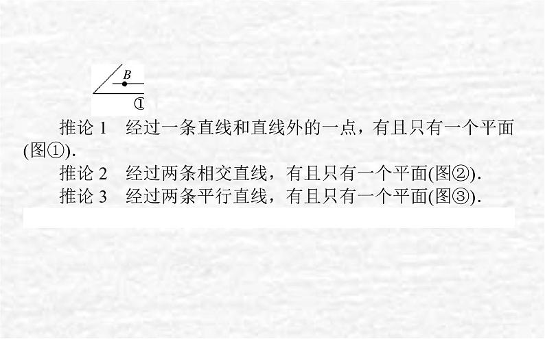 高中数学第11章立体几何初步11.2平面的基本事实与推论课件新人教B版必修第四册05