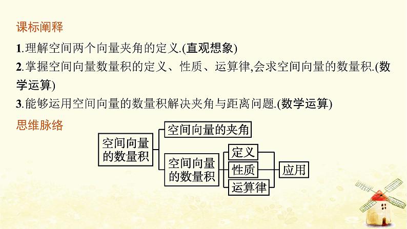 高中数学第一章空间向量与立体几何1.1.2空间向量的数量积运算课件新人教A版选择性必修第一册第3页