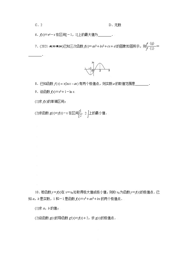 第03讲 导数与函数的极值、最值（原卷版）第2页