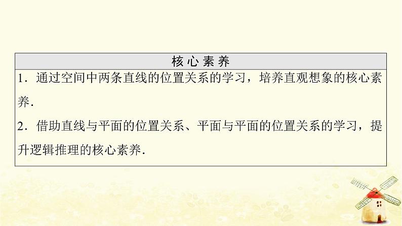高中数学第8章立体几何初步8.4.2空间点直线平面之间的位置关系课件新人教A版必修第二册03