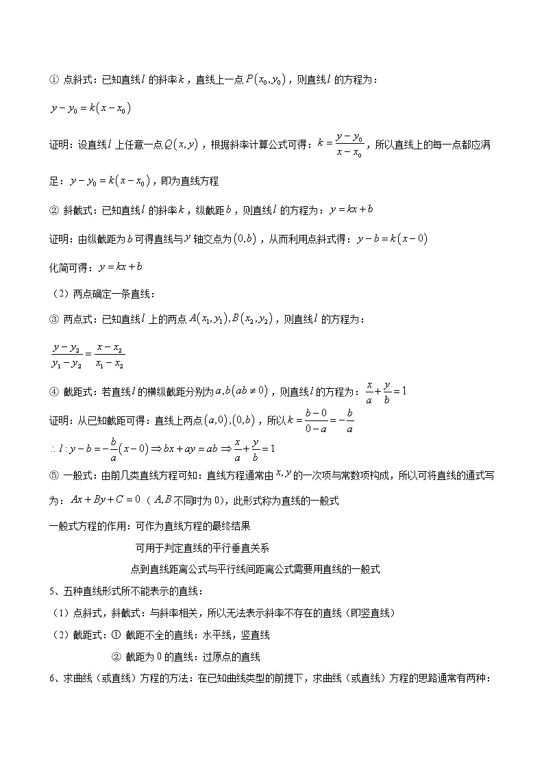 专题45 直线与方程（原卷版）学案第2页