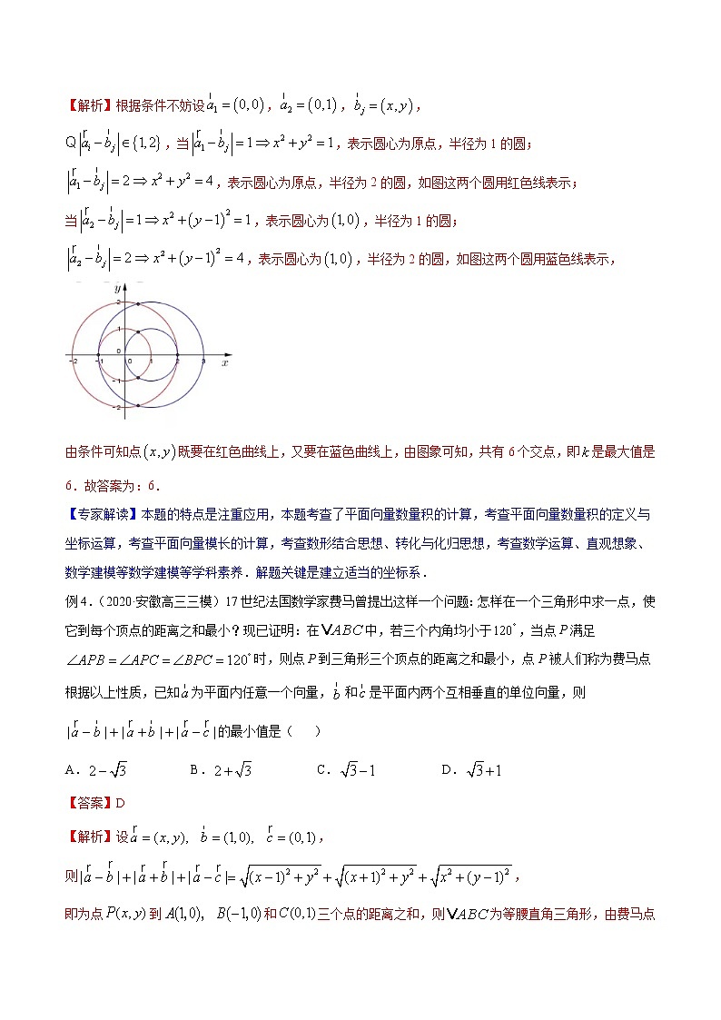 专题25 平面向量的模长问题（解析版）学案第3页