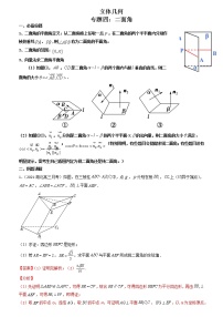 专题04 二面角（含探索性问题）(解析版）-【高考数学之解题思路培养】（全国通用版）学案