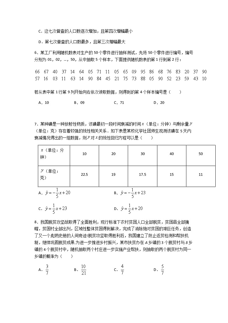 2020-2021学年黑龙江省哈尔滨市第六中学高二下学期6月月考数学（理）试题含答案第2页